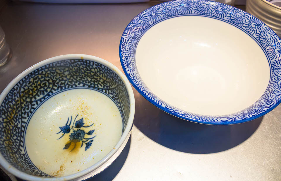 つけ麺の食べ方 写真7