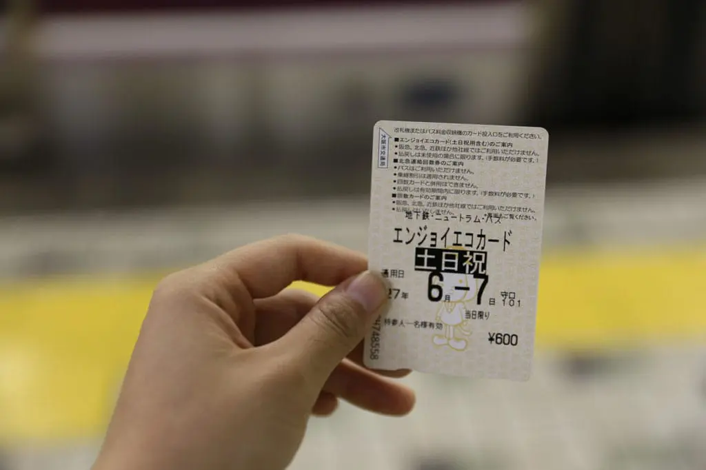 Travel Cheaply In Osaka With Enjoy Eco Card 1-Day Pass