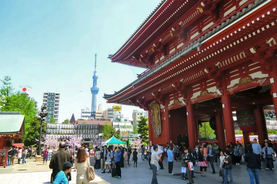 スカイツリービューポイント　浅草寺　宝蔵門　1