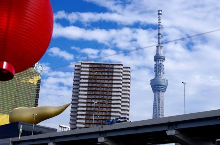 スカイツリーとアサヒビール本社
