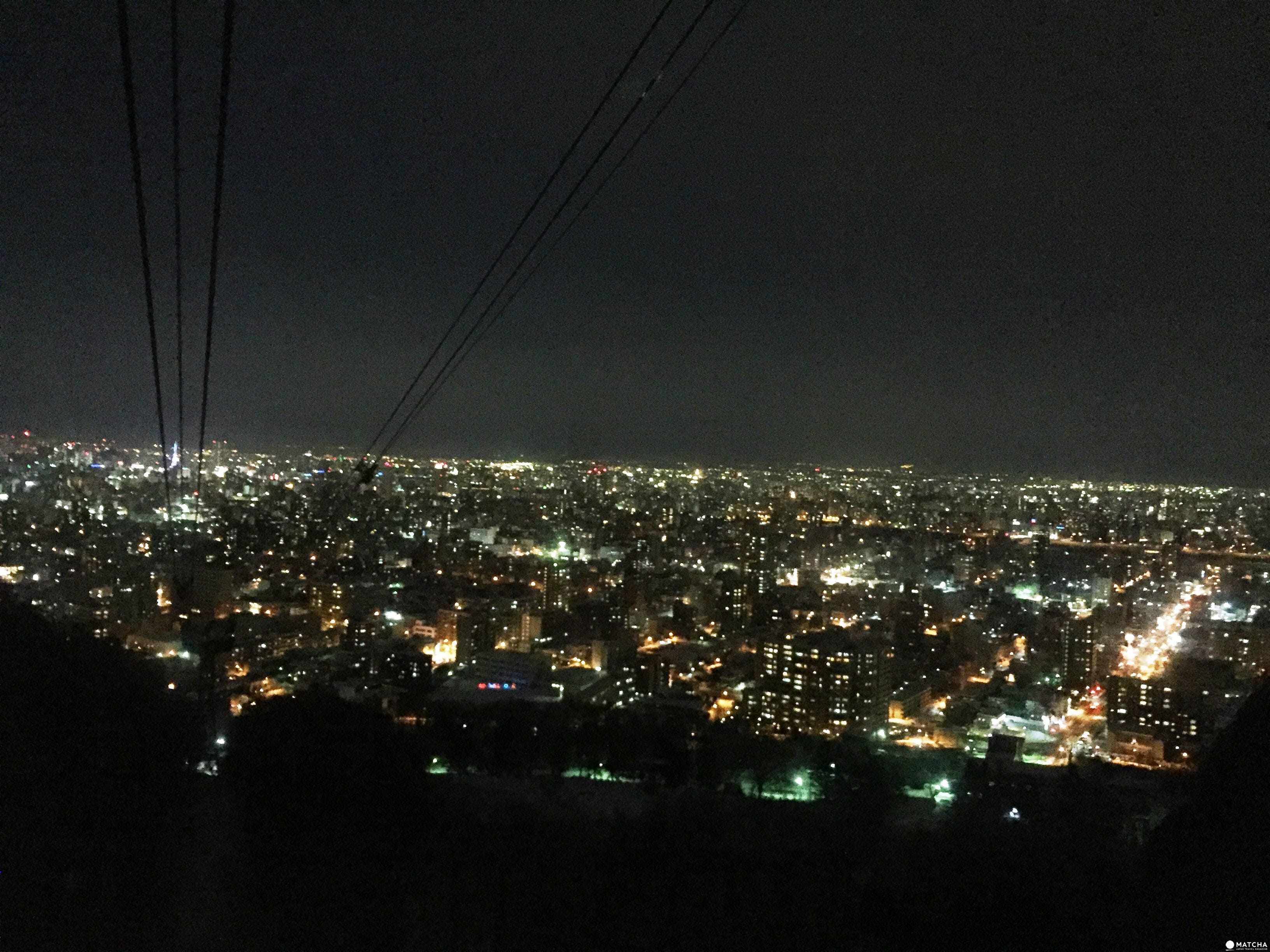日本新三大夜景 戀人聖地札幌藻岩山