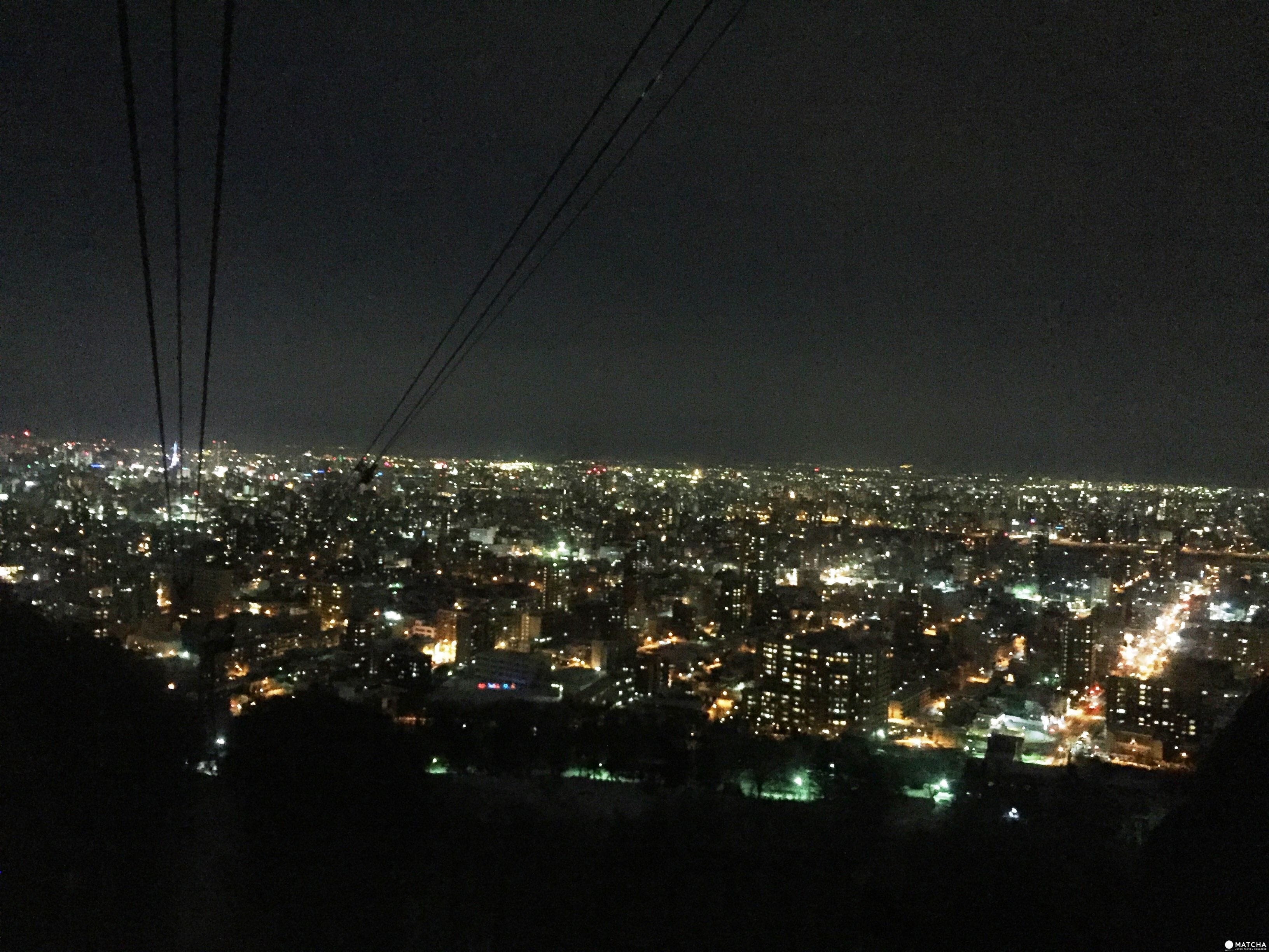 日本新三大夜景 戀人聖地札幌藻岩山 