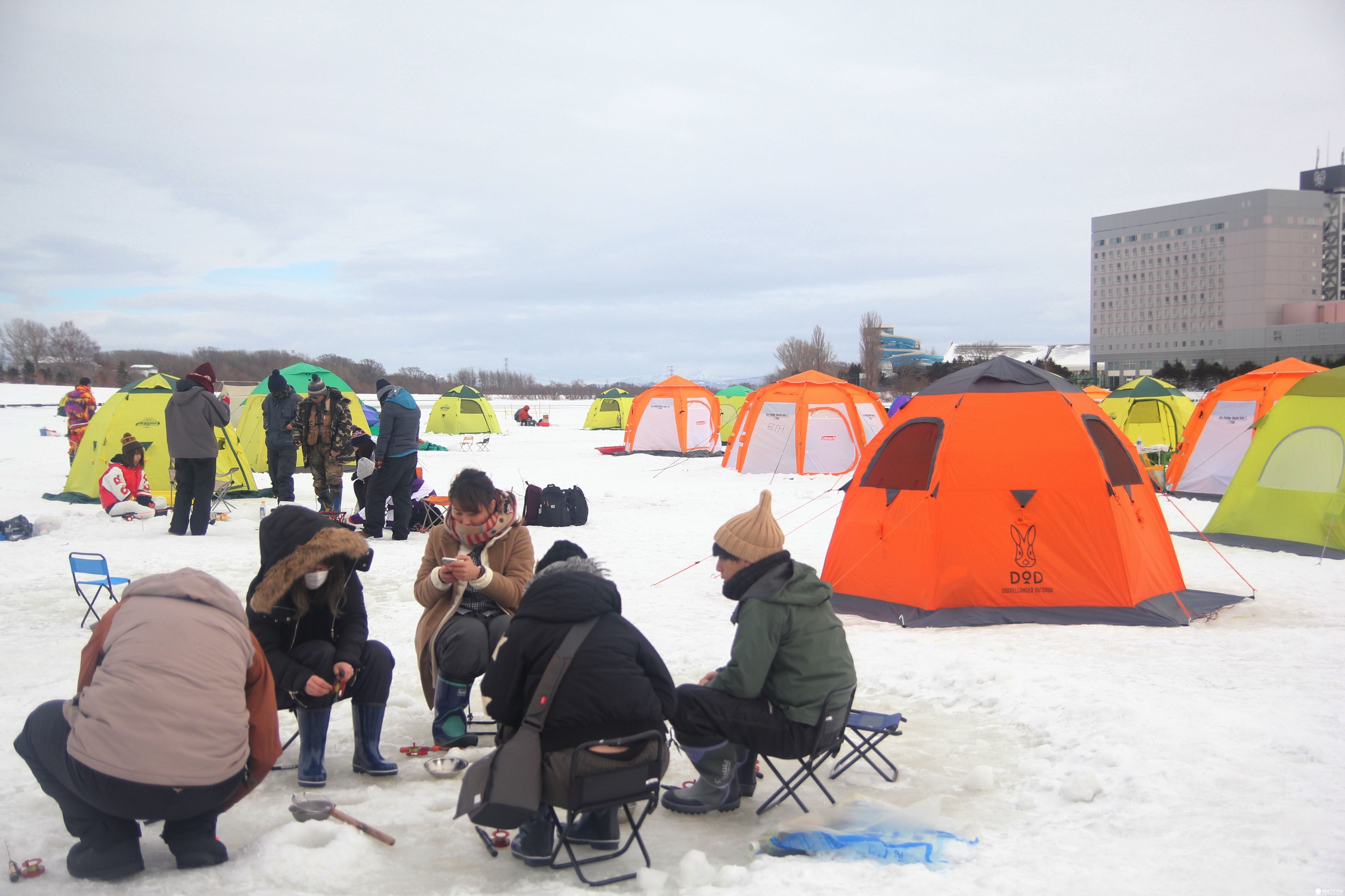 「北海道 石狩」體驗北海道在地人的冬季消遣娛樂:冰上釣魚!釣多少、吃多少唷~