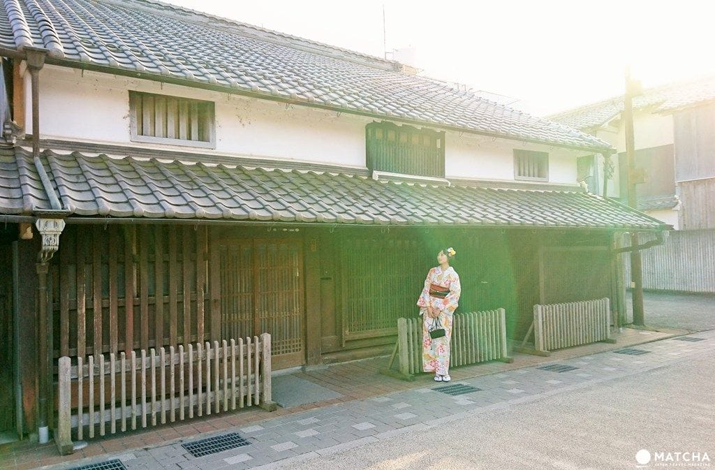 妻入商店街3 【慢遊篠山】和服、城跡、古民家 400年城下町散策