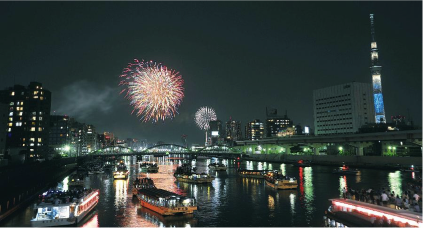 東京必看花火！第40回「東京隅田川花火大會」7/29(六)絢爛登場！