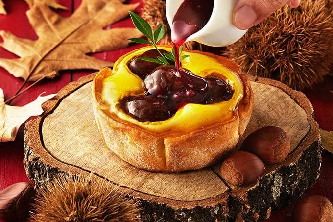 吃下秋天的味道！PABLO秋季新品「雙倍栗子迷你起士塔」