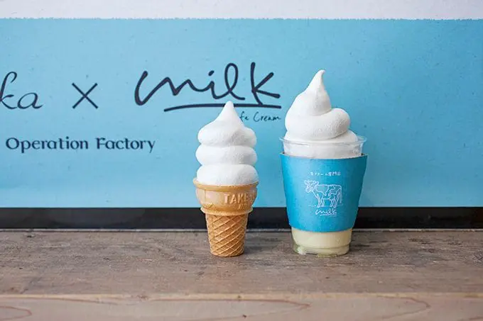 全日本唯一！生奶油甜點專門店「milkミルク」新宿LUMINE店新開幕！