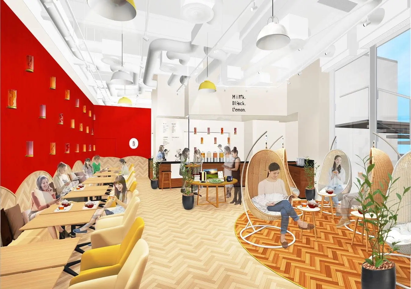 「午後的紅茶」坐著享用，「午後的紅茶」專門咖啡廳代官山新開幕！