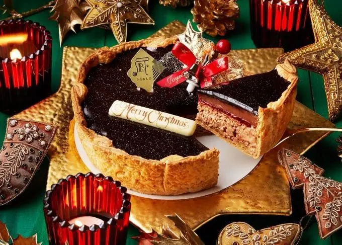 巧克力四重奏華麗過聖誕！起司塔專門店「PABLO」濃厚酸甜「聖誕巧克力起司塔」