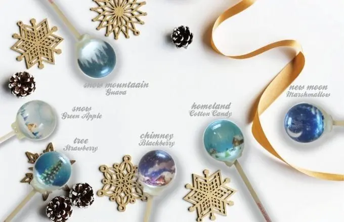 冬季最美麗的小宇宙，「雪球棒棒糖」絕美登場