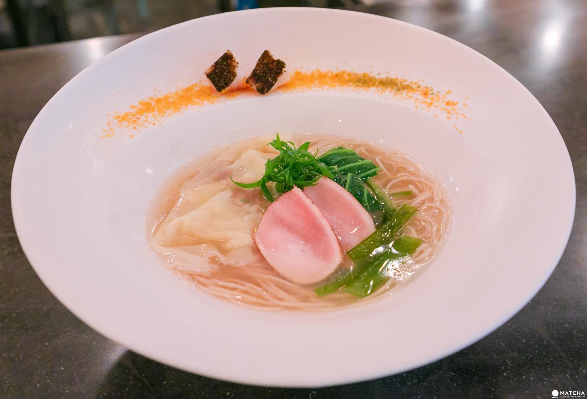 MENSHOの潮らーめん MESNHOの看板メニュー潮らーめん