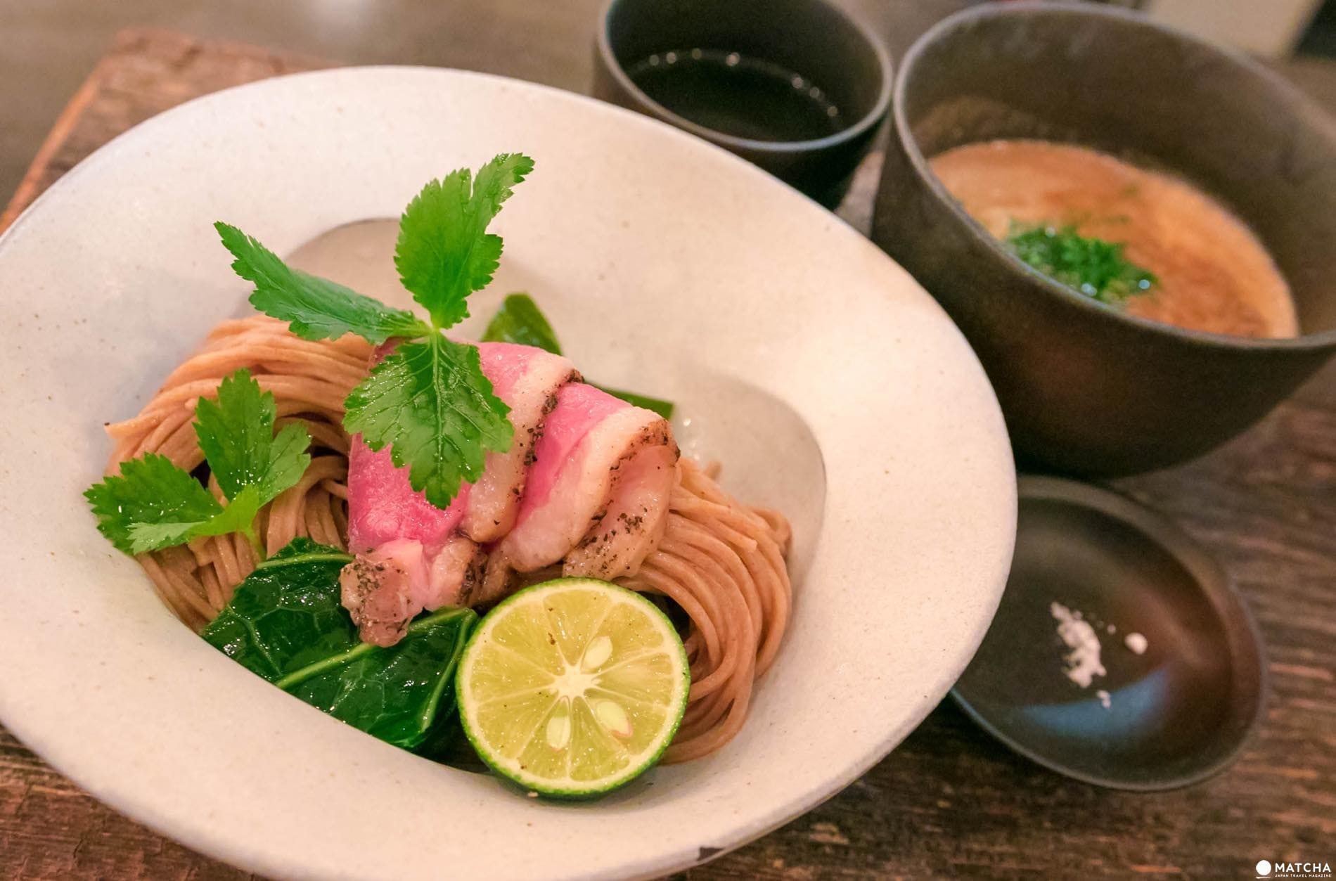 MENSHO挽きたて小麦つけめん 麺の旨さが際立つMENSHOの挽きたて小麦つけめん