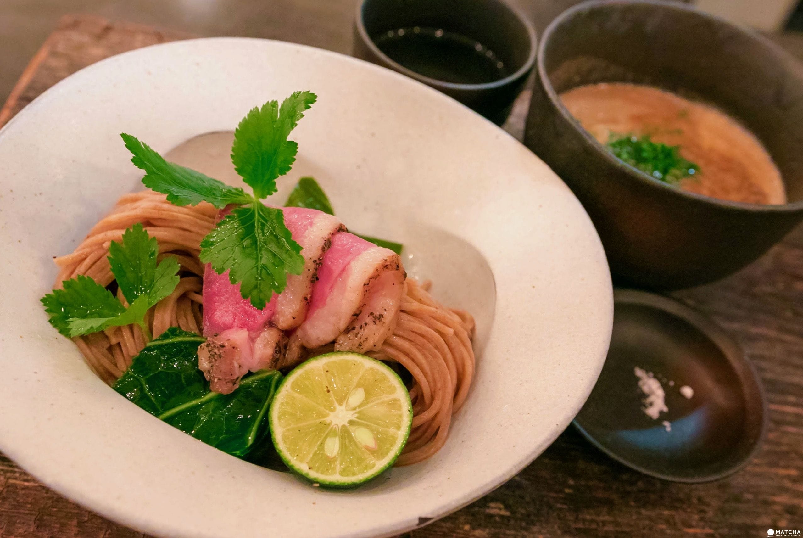 MENSHO@護国寺の挽きたて小麦つけめん 5,000杯食べたマニアがオススメ!東京の激ウマ人気ラーメン30選