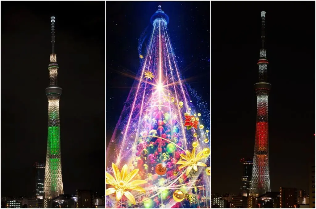 點亮東京夜空！2018年「SKYTREE晴空塔」聖誕點燈秀