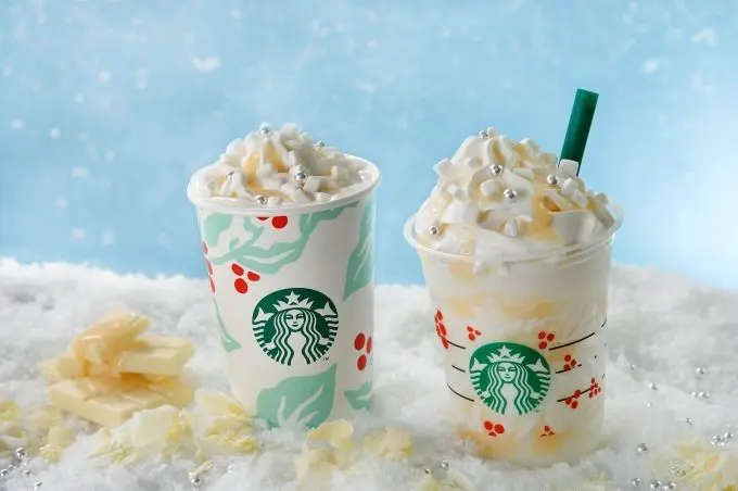 เมนูคริสต์มาส Starbucks ญี่ปุ่นช่วงที่ 2! เมนูไวท์ชอคโกแลทที่ราวกับหิมะ!