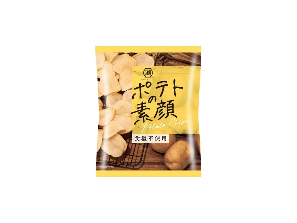 去掉調味料的純粹味道？日本湖池屋推「素顏洋芋片」