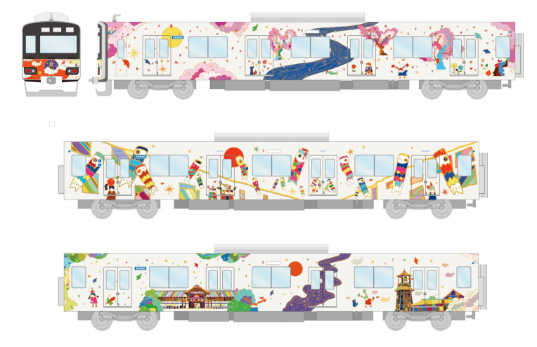池袋～川越26分！東武東上線「川越特急」彩繪車將上路