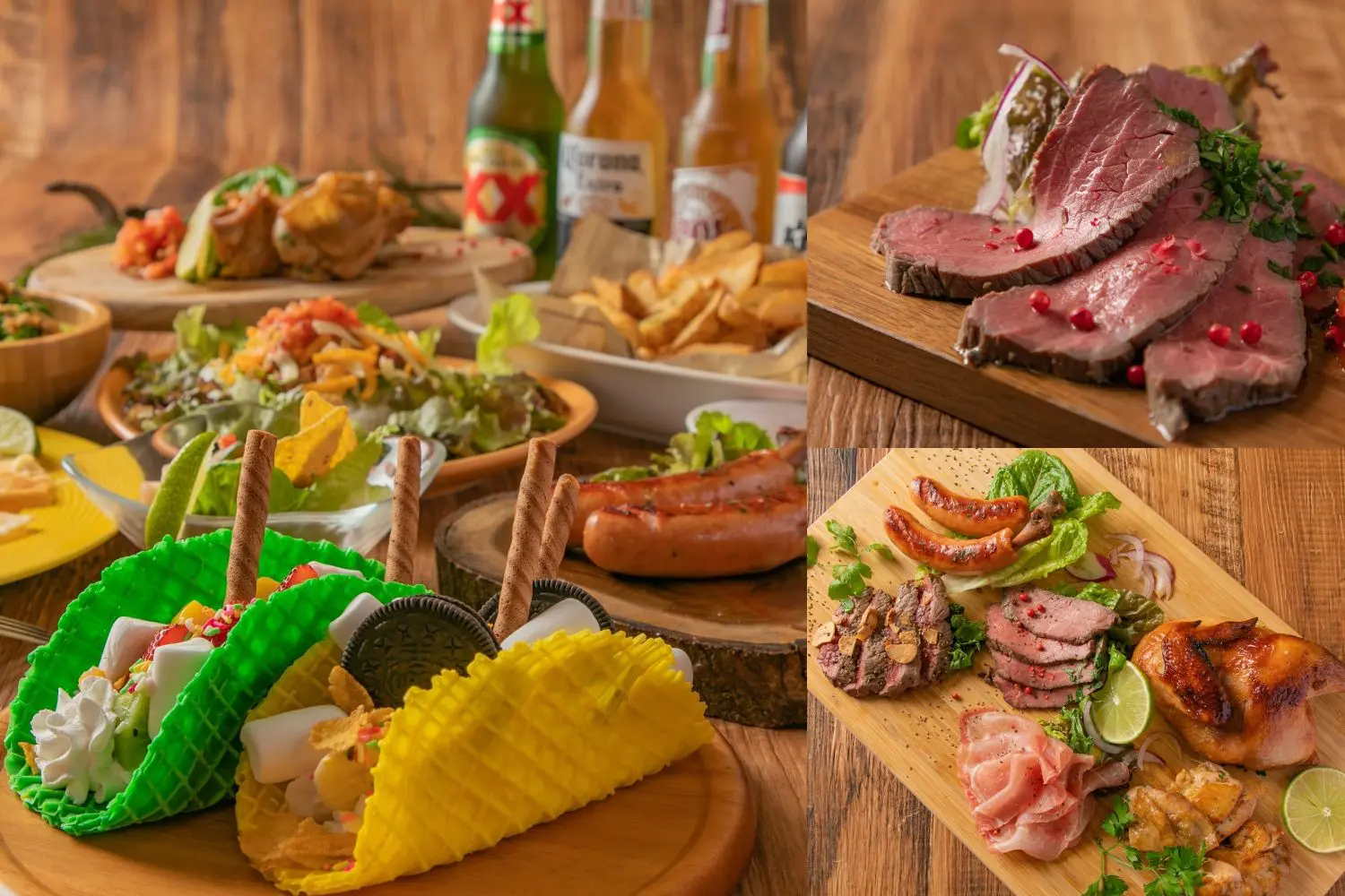 ทาโก้ขนมหวานสีแสบ ร้านอาหารเม็กซิกัน AWESOME! คาวาซากิ (Kawasaki)