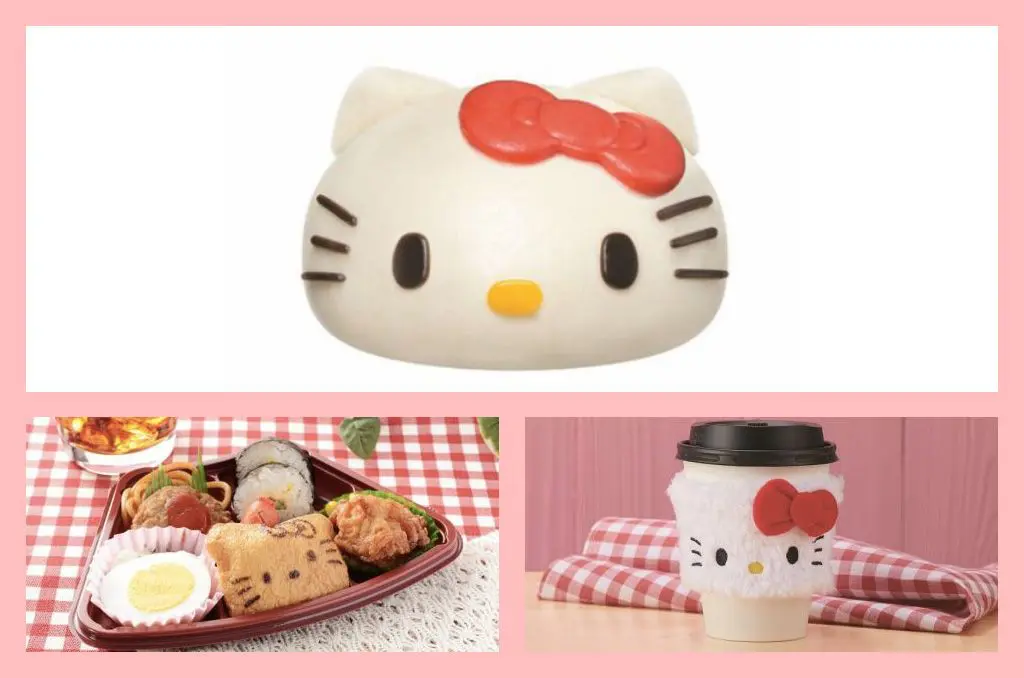日本LAWSON與Hello Kitty聯名合作！連包子都要裝可愛