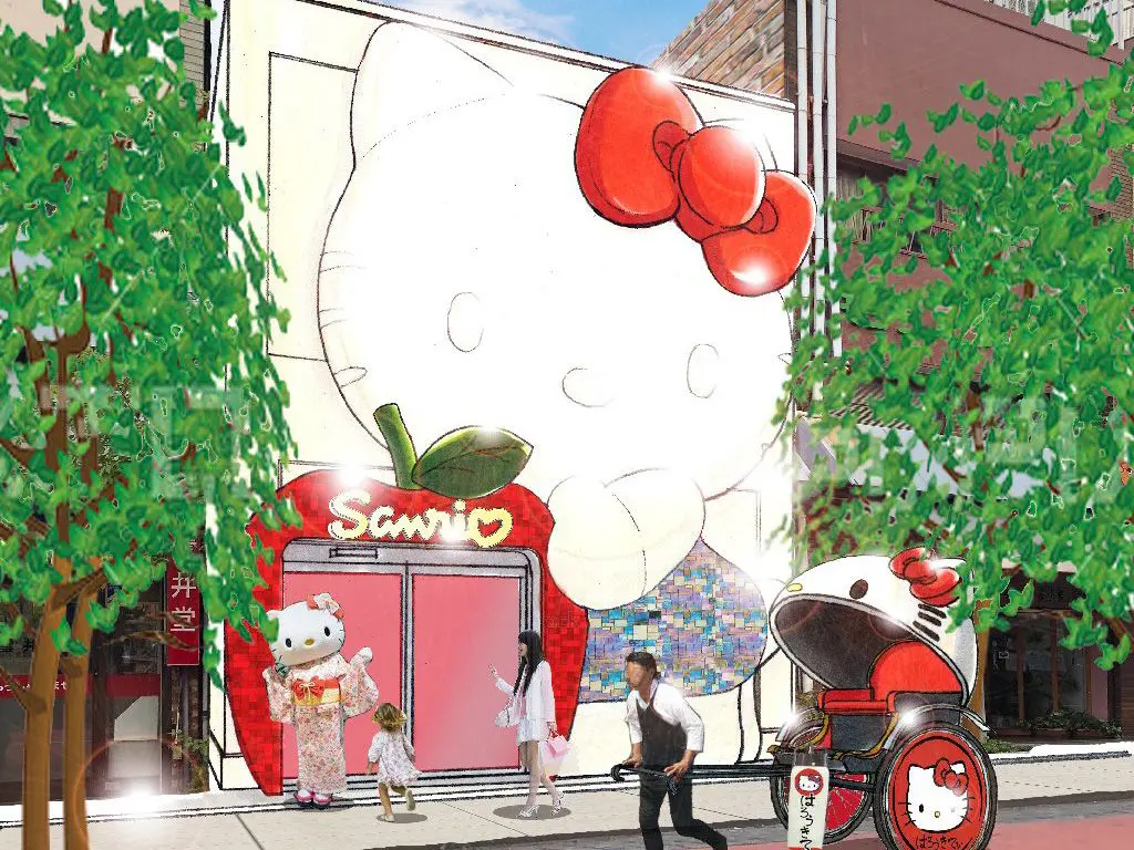 東京淺草出現KITTY人力車！三麗鷗店鋪SANRIO GIFT GATE登場