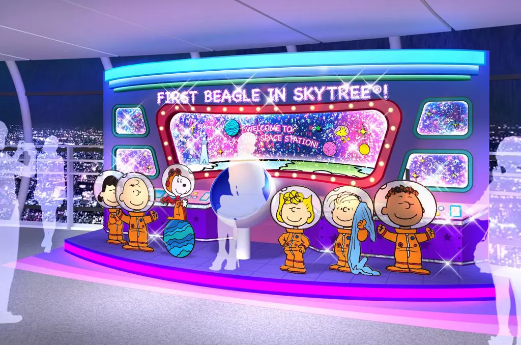 和宇宙飛行員史努比飛向高空！東京晴空塔「FIRST BEAGLE IN SKYTREE」