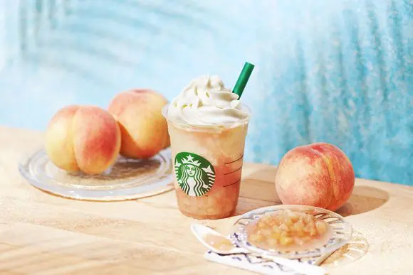 Starbucks Japan Peach On The Beach Frappuccino