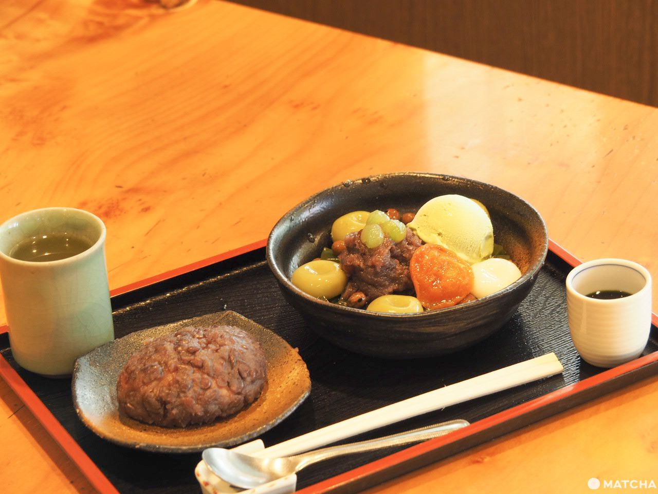 甘味處一福亭 抹茶餡蜜