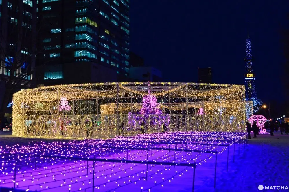 北海道冬季2大代表活动登场！ 【白色圣诞灯饰节＆札幌雪祭】体验雪国浪漫