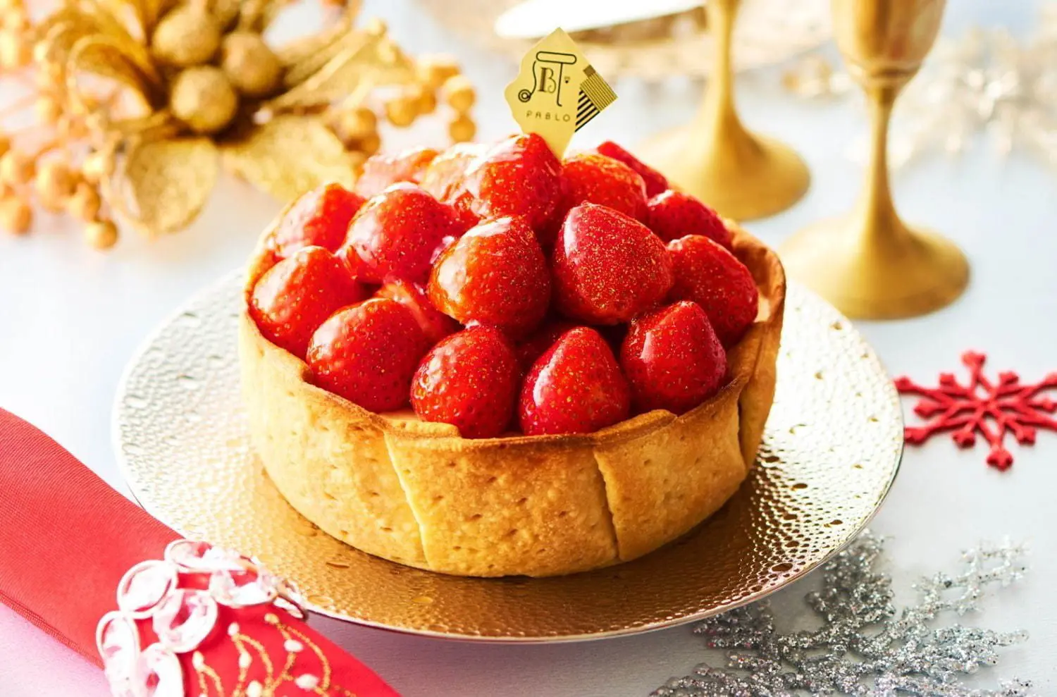不用再猜拳搶草莓！PABLO限定「滿滿草莓起司塔」大滿足！