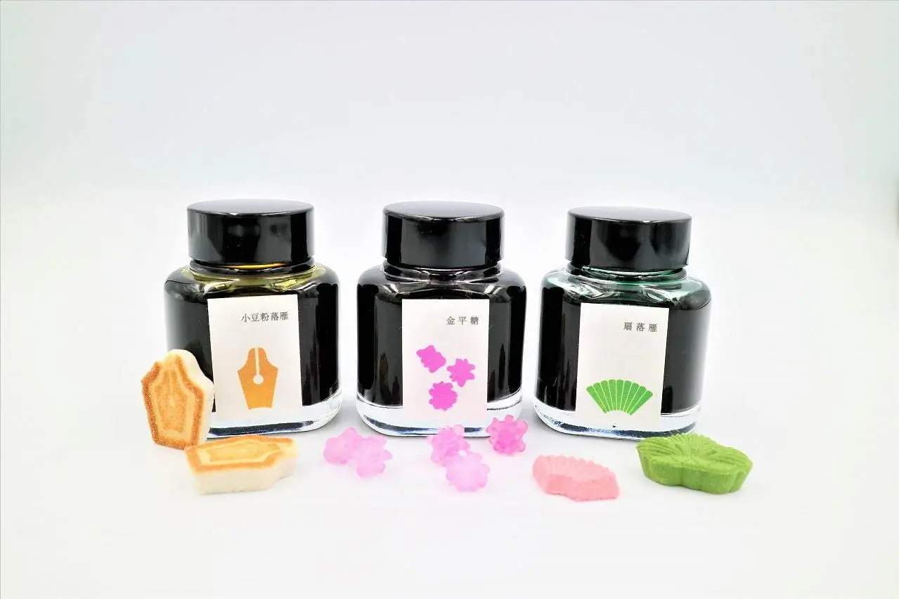 น้ำหมึกสีสวย แรงบันดาลใจจากขนมหวานญี่ปุ่น
