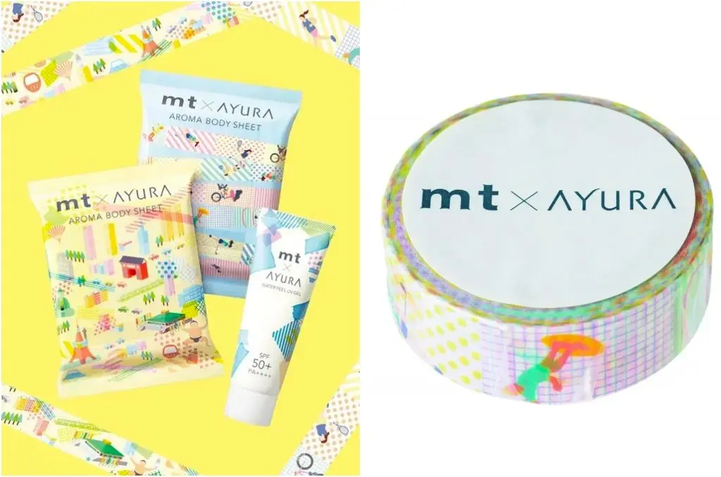今夏也要美美抗曬！「AYURA x mt」小清新藥妝與紙膠帶，超可愛！