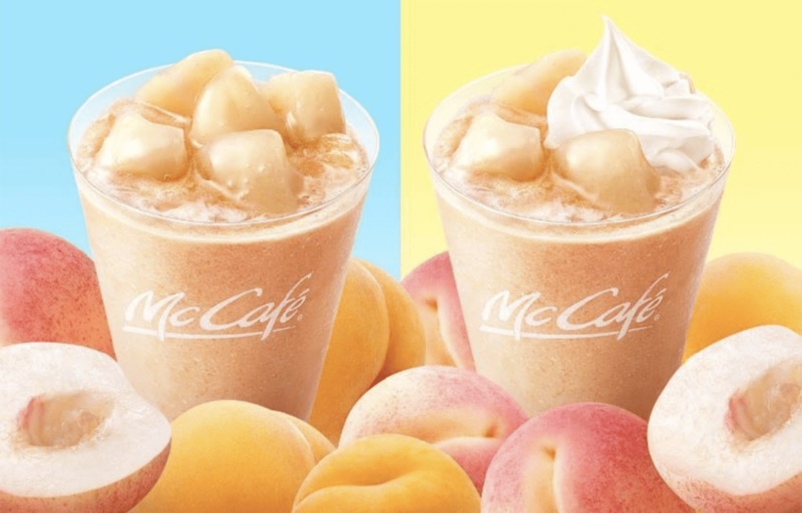麥當勞初夏3款消暑飲料！彈珠汽水奶昔、蜜桃冰沙果昔