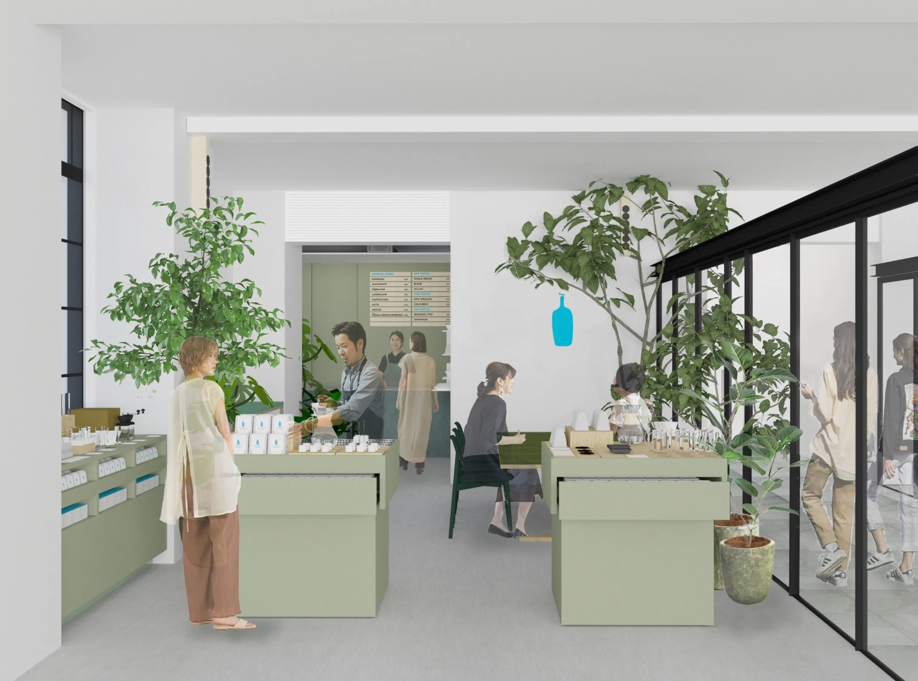 「藍瓶咖啡」京都分店又一家！舊校舍裡品味咖啡香