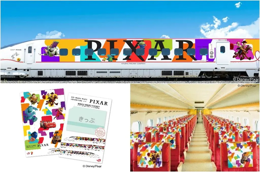 巴斯、胡迪帶你玩九州！「PIXAR 皮克斯」新幹線列車即將出發囉！