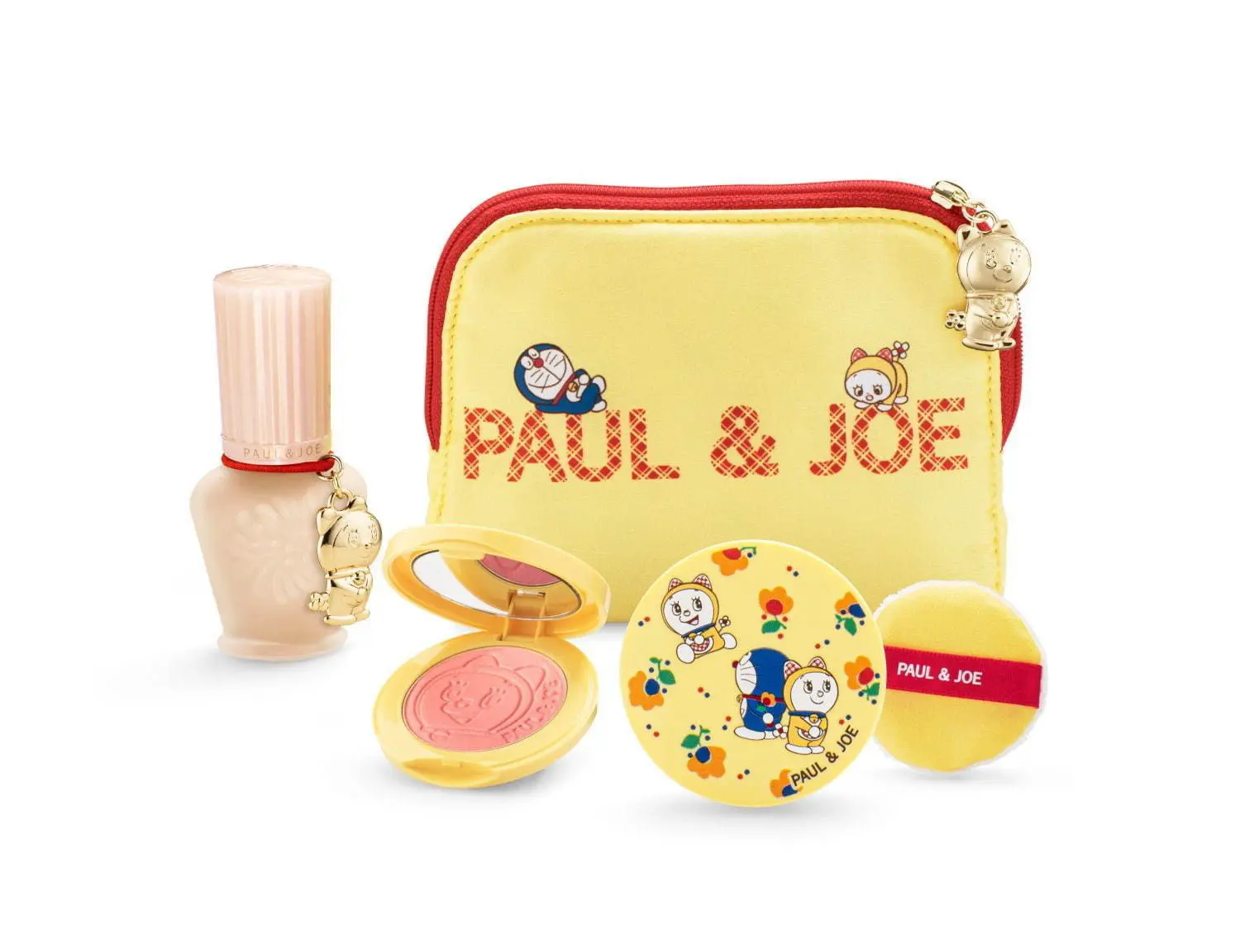PAUL & JOE 哆啦A夢聯名聖誕限定彩妝，加入哆啦美更可愛！
