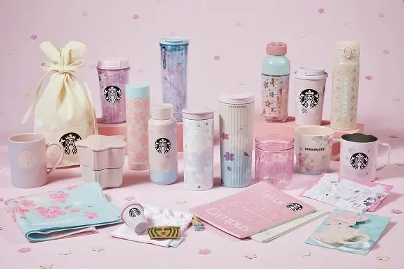 แก้วและทัมเบลอร์ลายซากุระ ประจำปี 2021 จาก Starbucks ญี่ปุ่น