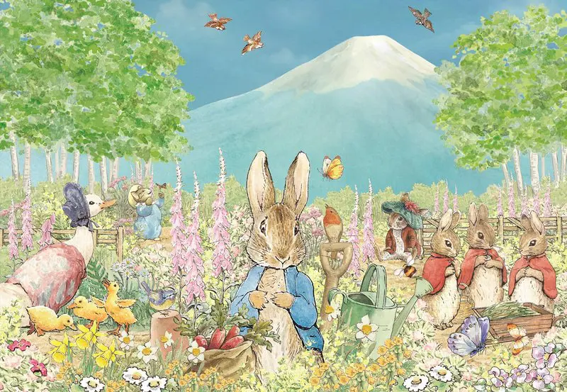 彼得兔與富士山同框！Peter Rabbit英式花園確定於2022年4月開幕！