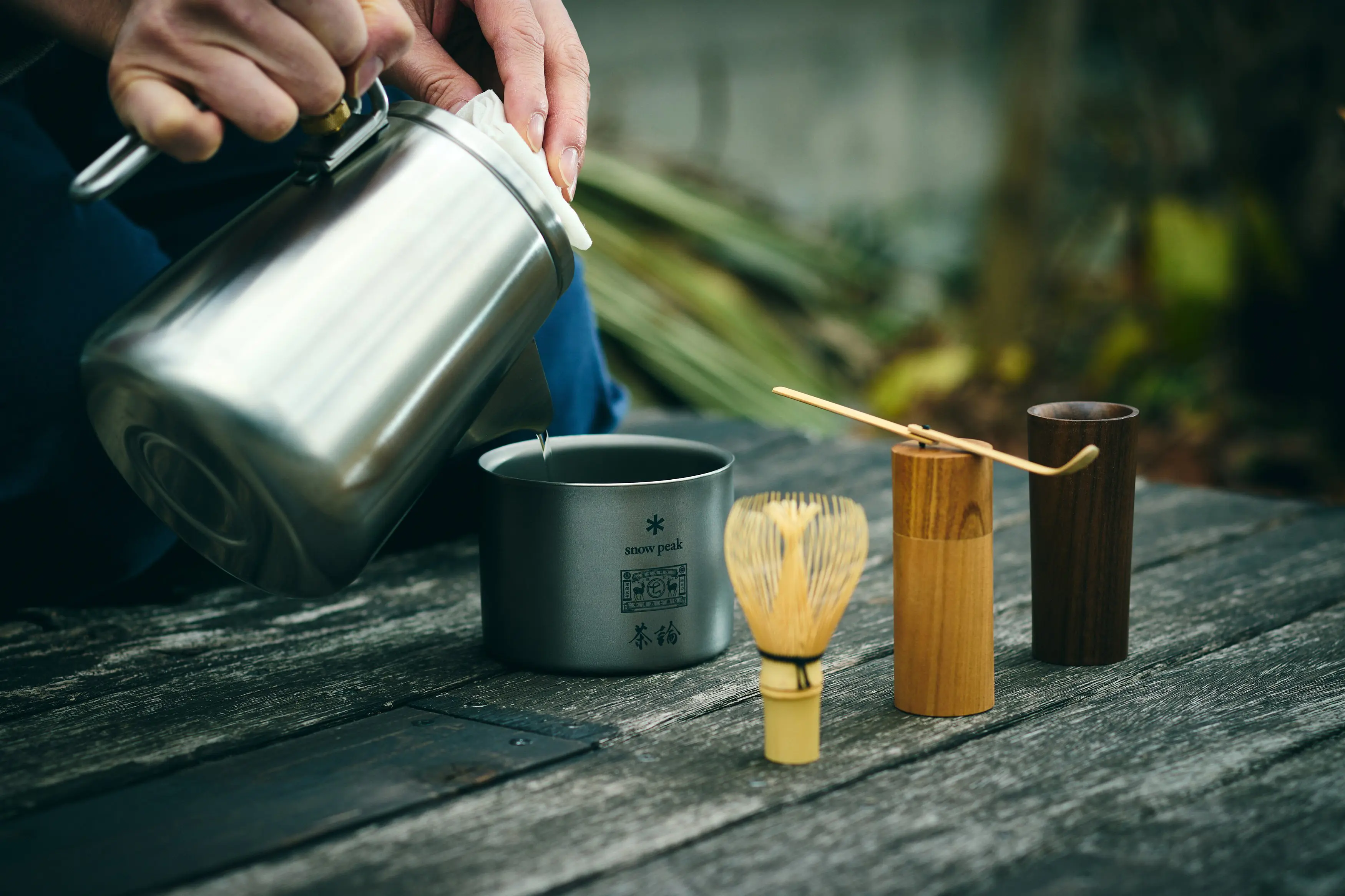 大自然中的日式茶會！日本中川政七商店、Snow Peak、茶論合作推出露營用品