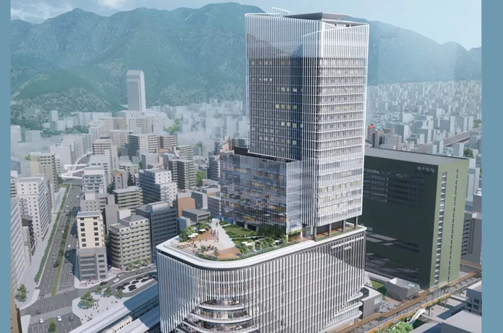 神戶三宮站下個新地標！32層JR三宮新站大樓2023年準備動工