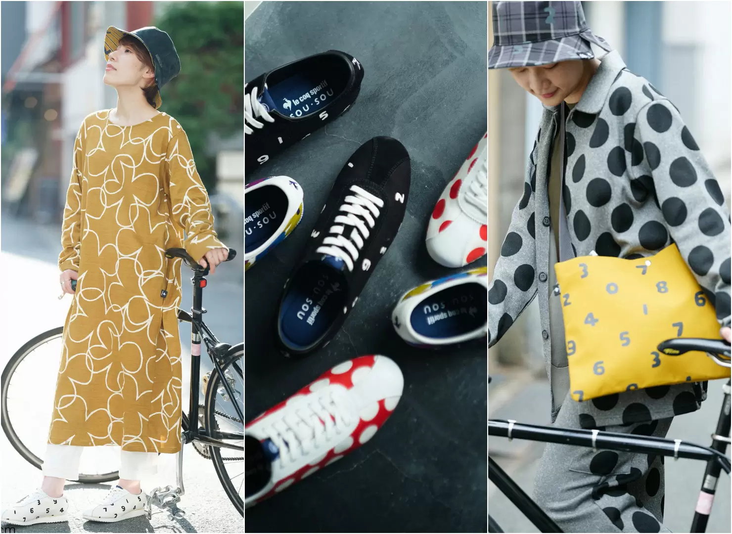 SOU・SOU×公雞牌秋季聯名系列來囉！套上最美城市騎行服飾乘風去