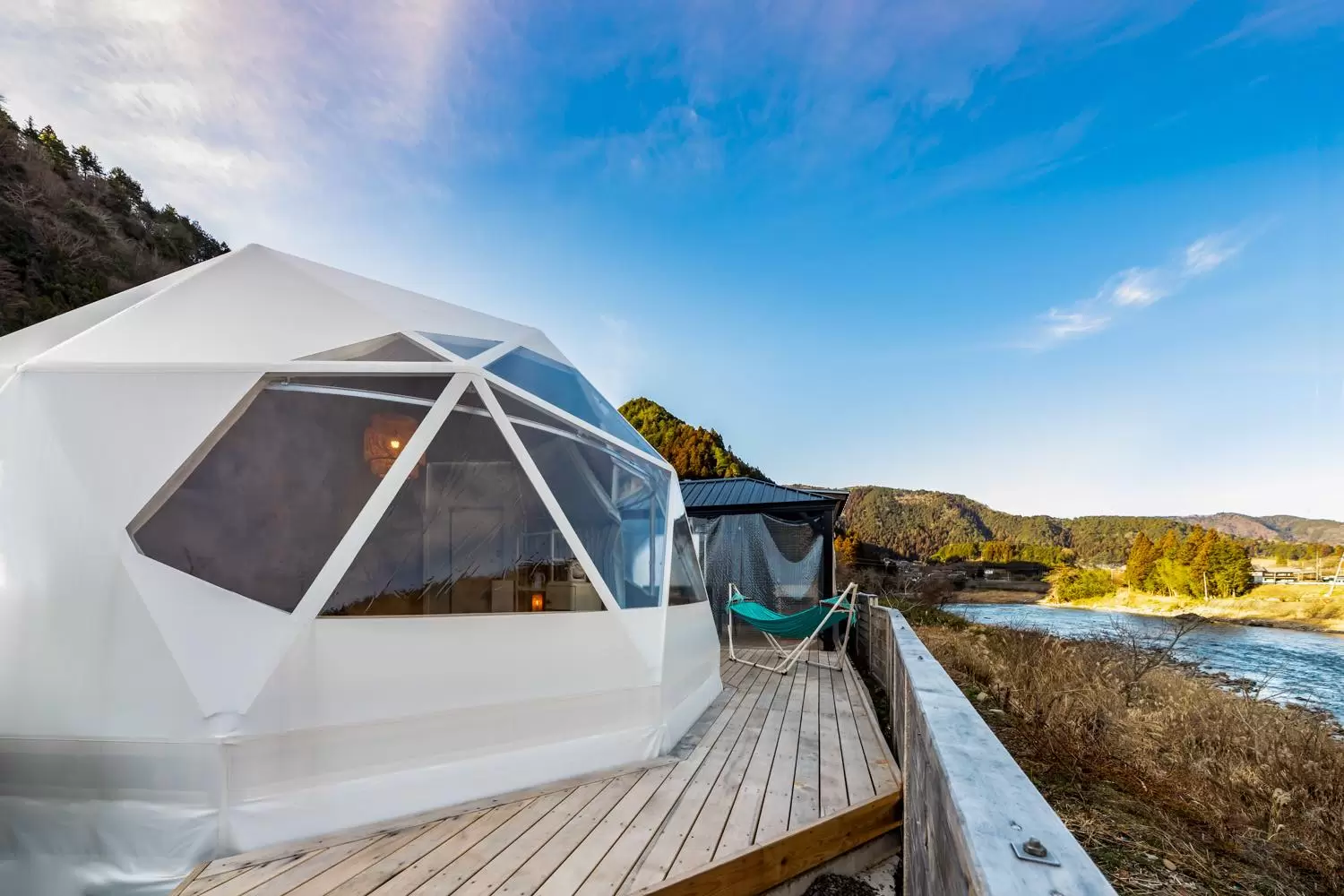 Luxury Glamping in the Heart of Japan! Nagara Riverside Glamping KITEN