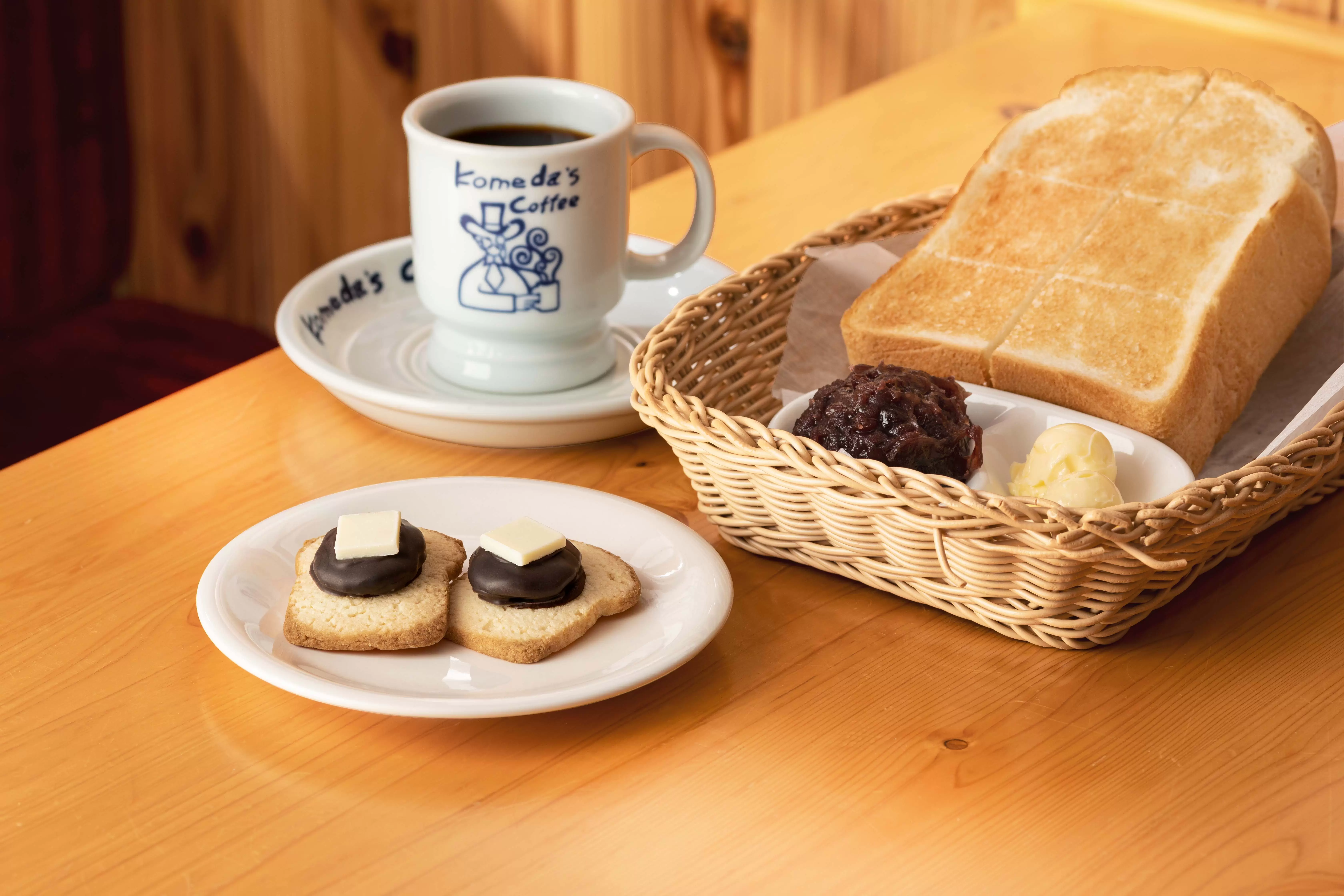 Komeda's Coffee聯名銀之葡萄！愛不釋手的新名古屋伴手禮「迷你小倉紅豆吐司脆片」