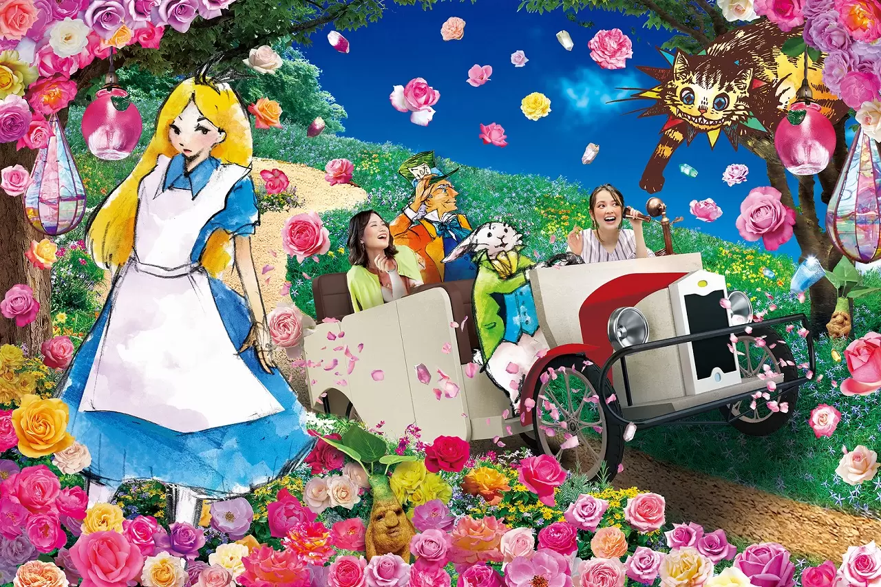 Alice in Wonderland's World at Keisei Rose Garden: See Over 10,000 Roses!