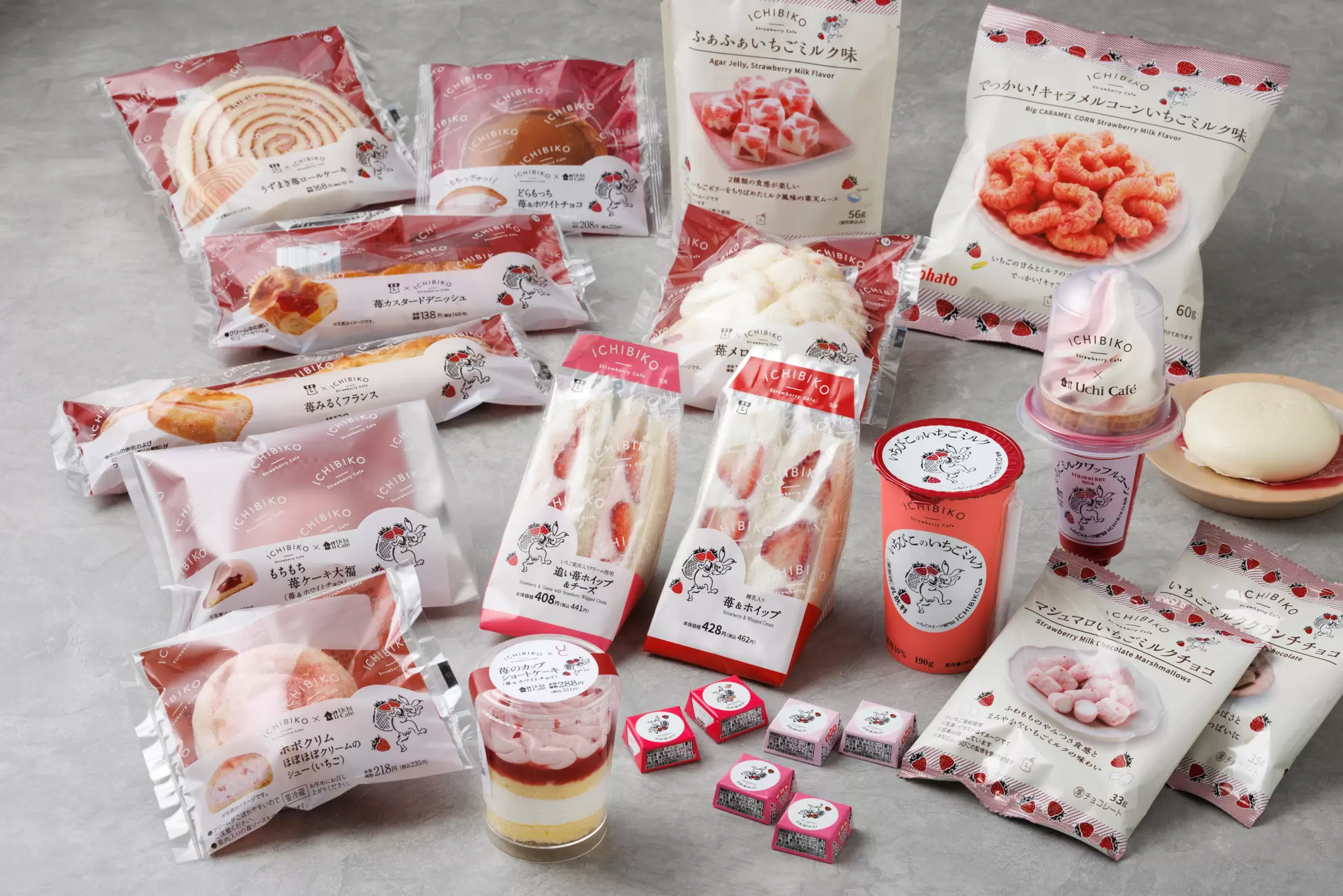 LAWSONＸICHIBIKO草莓季來啦！18樣草莓商品，粉紅風暴席捲而來！