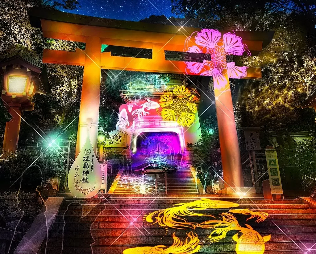 Summer in Enoshima 2024: Mystical Shrine Light-ups and 1,000 Lanterns