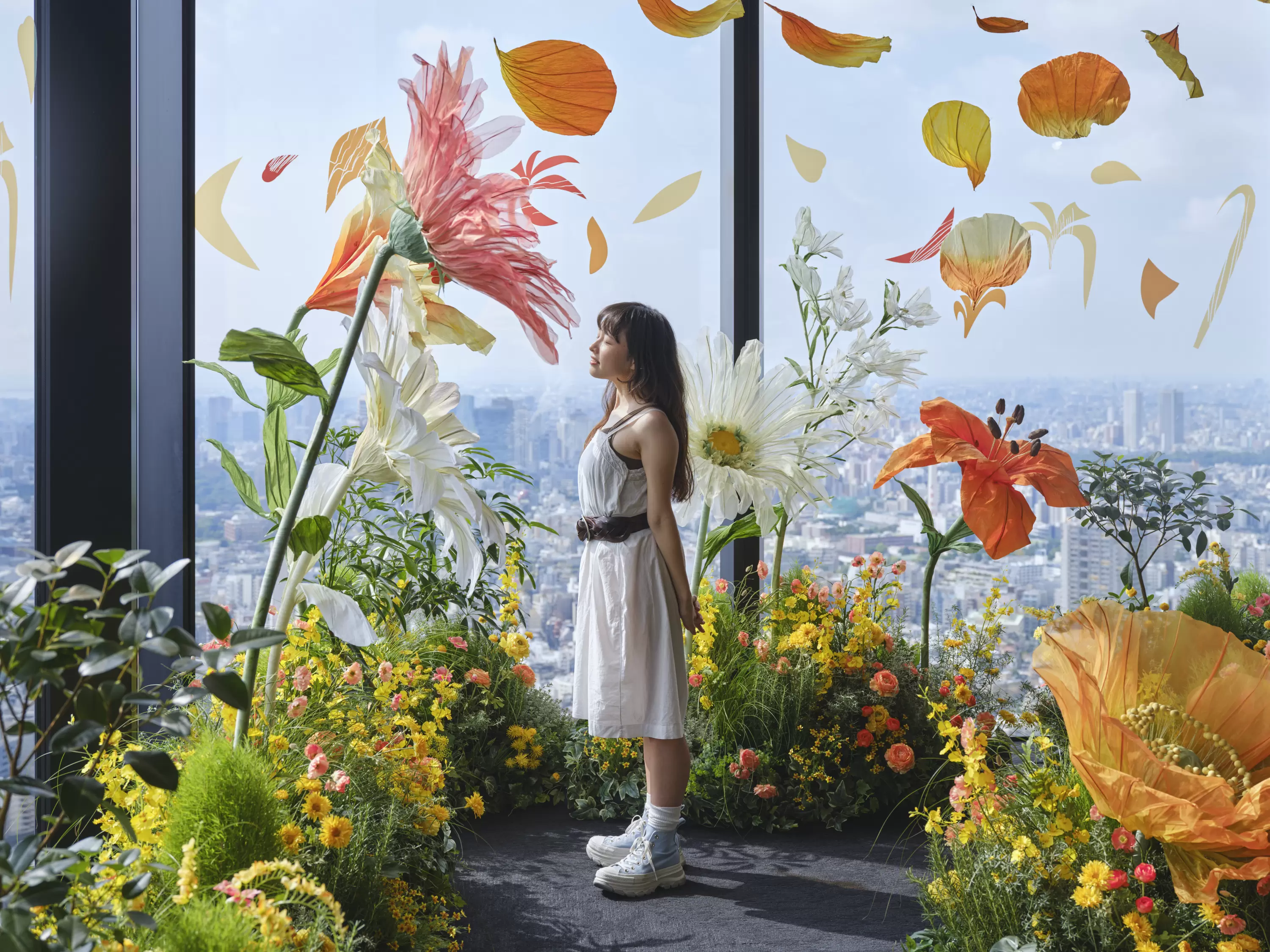 SHIBUYA SKY夏季限定花卉步道誕生！「FLOWer View 澀谷上空229公尺的花卉漫步」