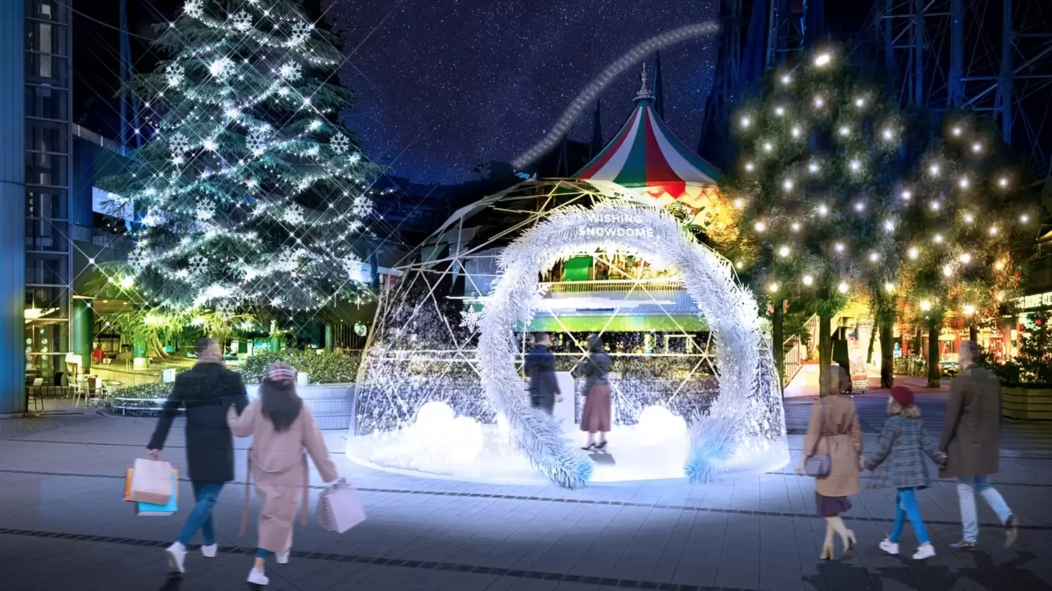 【2024-25】東京ドームシティでイルミネーション開催！「TOKYO SNOW DOME CITY」の見どころを紹介