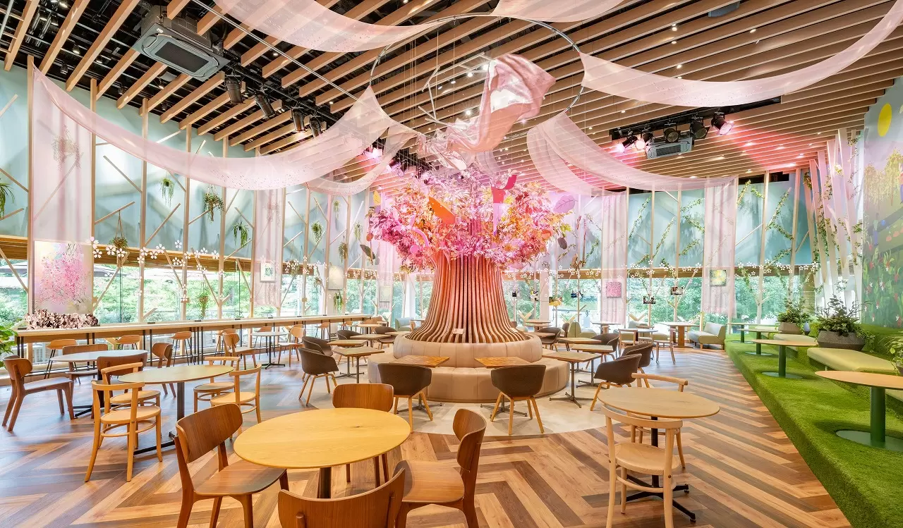 Nescafé Harajuku Unveils Cherry Blossom Art Café Event