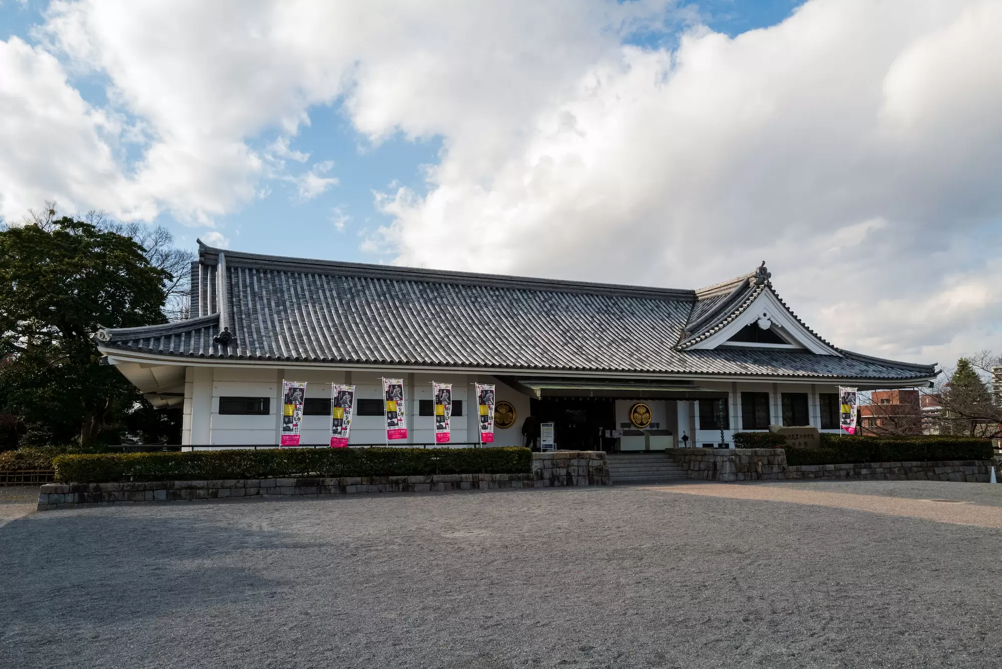 Caption: Mikawa Warriors and Ieyasu Museum in the Okazaki Castle Park. <br />
