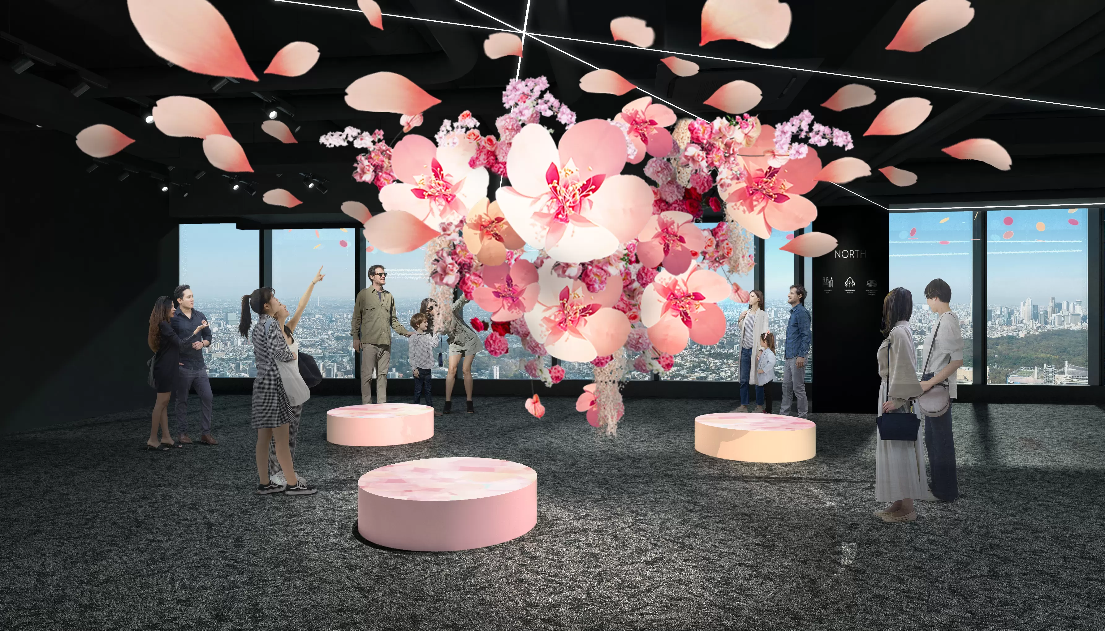 澀谷「SHIBUYA SKY」期間限定花卉活動「Flower View 花開天空花園」4/8開始！